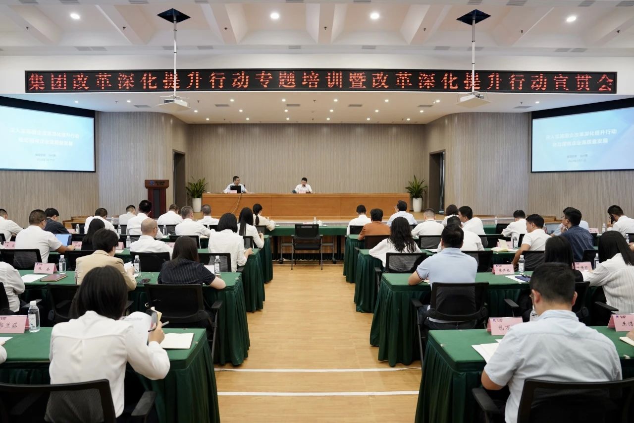 省尊龙凯时人生就是搏集团召开鼎新深入提升行动专题培训暨鼎新深入提升行动宣贯会